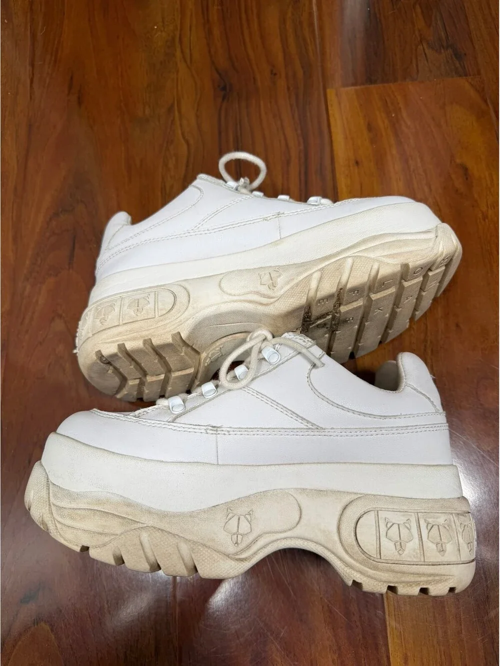 Naked Wolfe Women's Sporty Platform Sneakers Shoes Size 7/37 White Streetwear